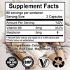 Nighttime Dietary Supplement Capsules with Vitamin B6, Vegan Non‑GMO Gluten‑Free Soy‑Free,120 Capsules