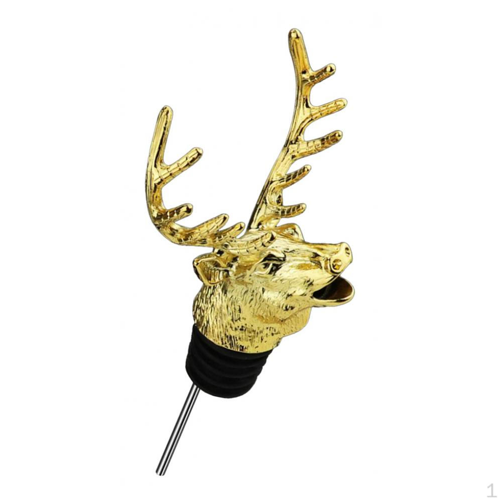 Metal Deer Head Aerator Pourer for Bars, Hotels, Restaurants, Parties