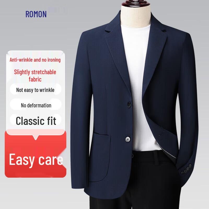 Luomeng Men's Slim Fit Business Casual Suit Jacket