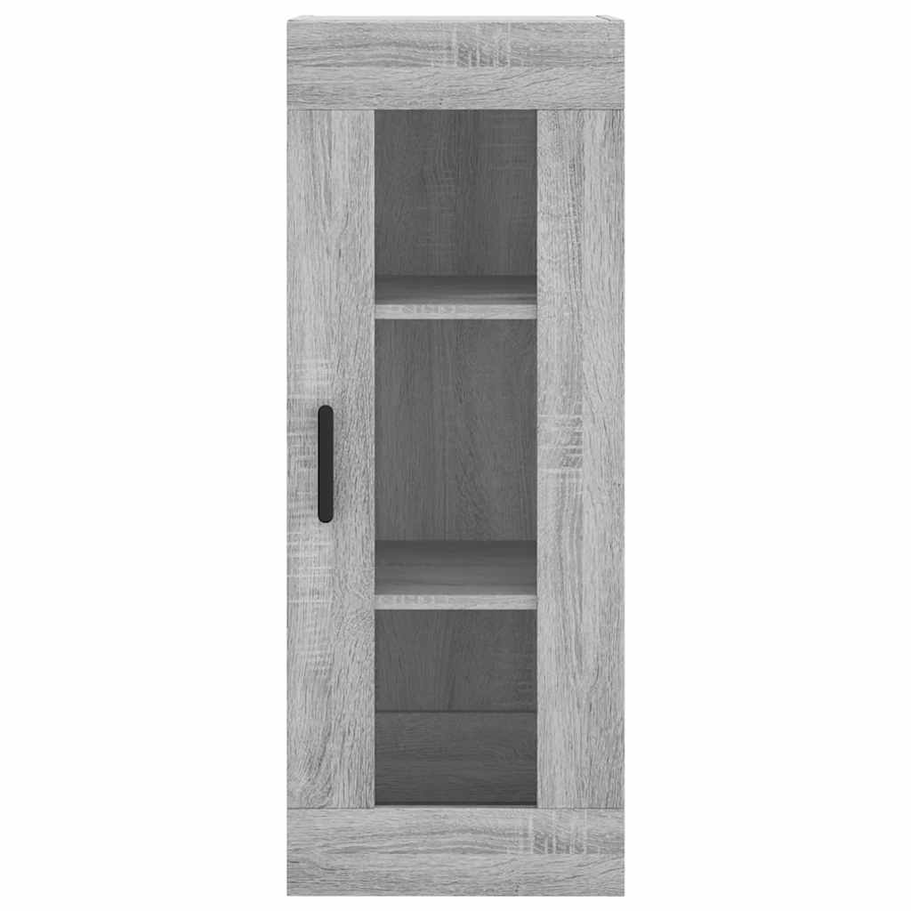 Wall Cabinet Gray Sonoma 34.5 x 34 x 90 cm