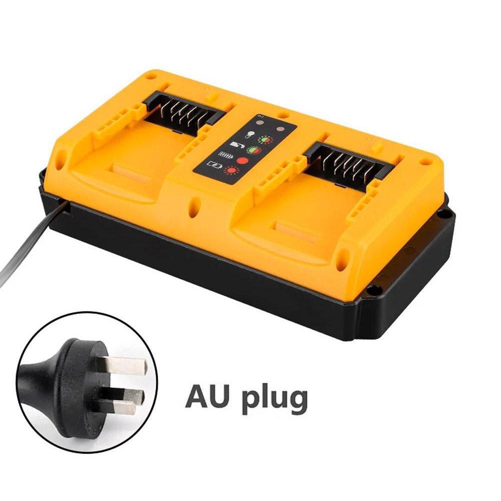 Portable Dual Ports Fast Charger For Dewalt 18V 20V Lithium Battery Mini Charger Rechargeable DCB207 DCB206 DCB204 DCB203