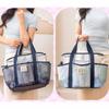 Handbag Clothes Storage Bag Fresh Color Hanging Shower Organizer Mesh Toiletry Bag  Cosmetic Bag