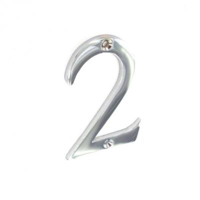 2 Chrome Door Number
