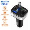 Transmițător FM Bluetooth 5.0 pentru mașină Dual USB 3.1A Încărcător rapid pentru mașină LED MP3 Modulator Player Wireless Handsfree Audio Receiver