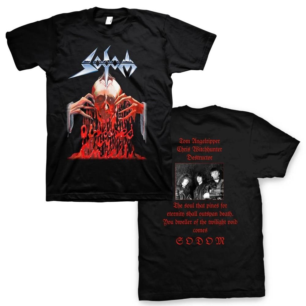 SODOM cd cvr OBSESSED BY CRUELTY Official SHIRT XL New angelripper witchhunter Unisex T-Shirt XXL
