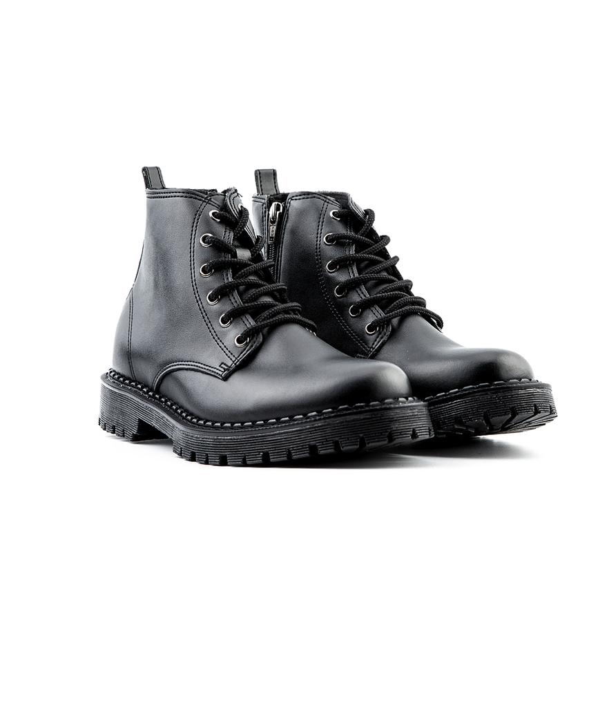 Bsqt By Classy F08 Oslo 6-Dziurkowe Derby Walker Vintage Czarne