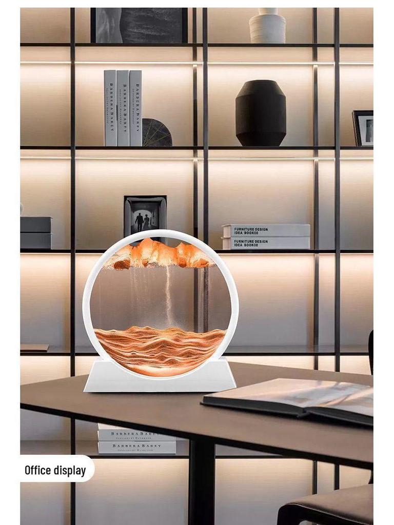 3D Quicksand Hourglass Ornament for Desktop or Wine Cabinet Decor