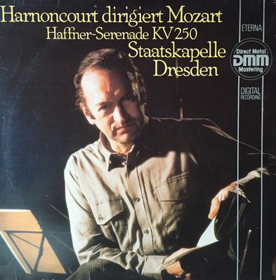 LP Record NIKOLAUS HARNONCOURT DIRIGIERT WOLF  HaffnerSerenade KV 250 725003 ETERNA 1986 German Dem Classical Used