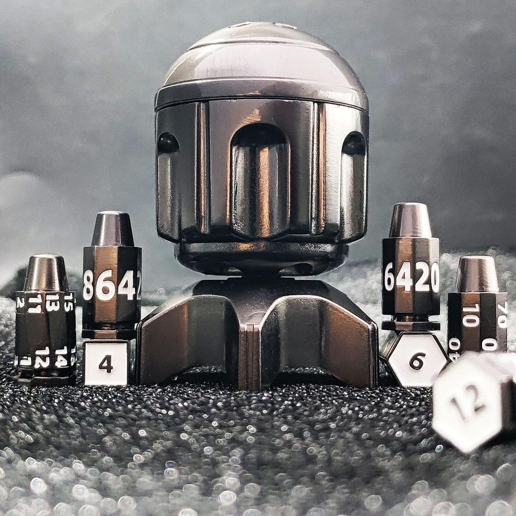 Metal Bullets With Rotating Zoster Cylinders Polyhedral Dice Segpunk Coc Run Board Game Device
