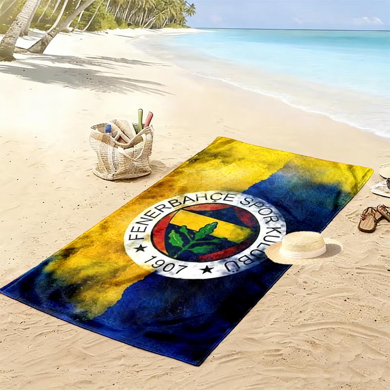 Fenerbahe Sk Print Beach Towel Large Soft Quick Dry Towel For Beach Camping Swimming