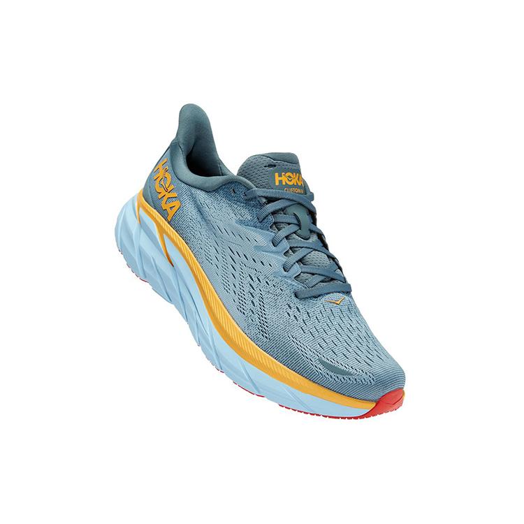 HOKA One One Clifton 8 Goblin Blue Mountain Spring Wide 1121374-GBMS