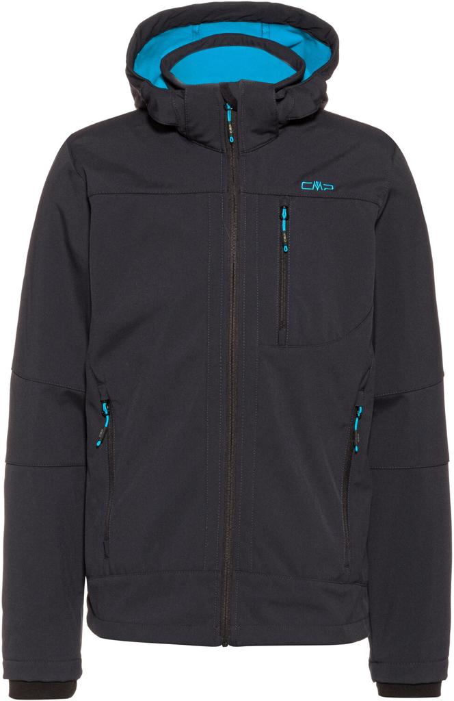 CMP Men's Softshell Jacket with Detachable Hood (3A01787N)