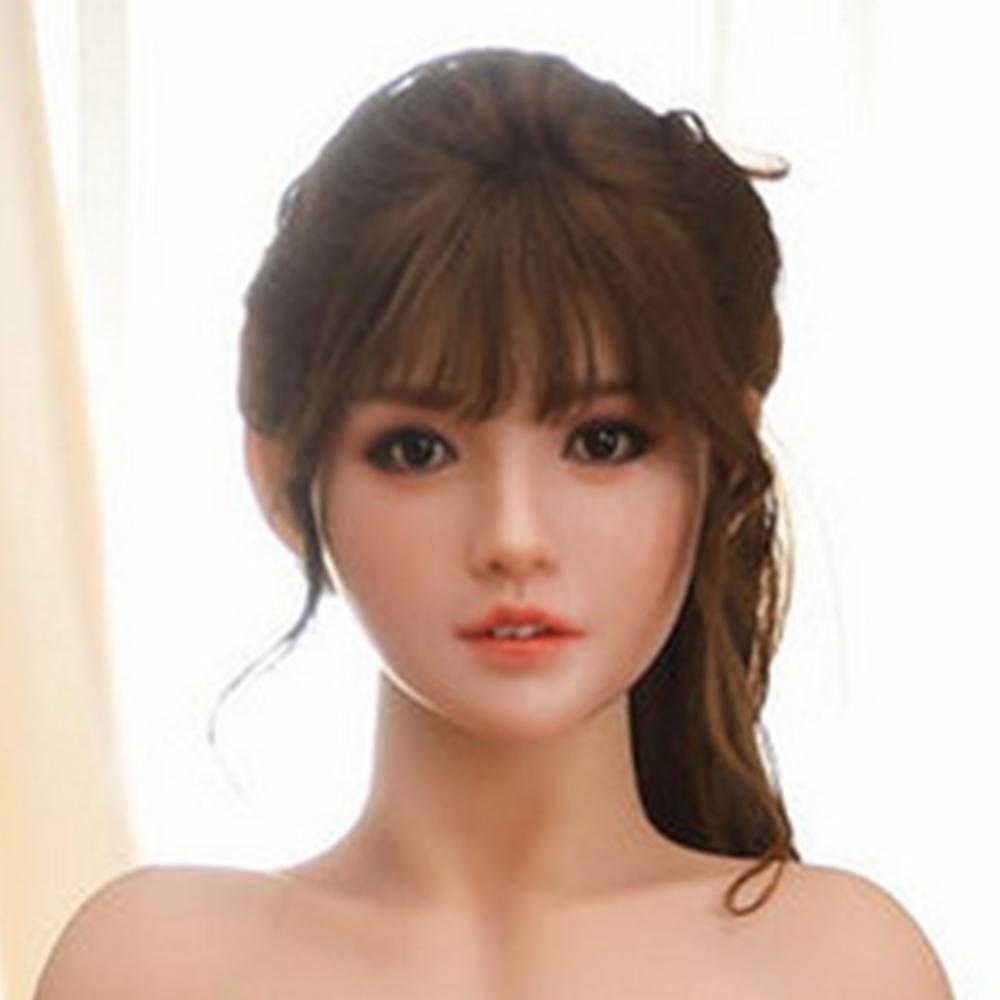 Replaceable TPE Head for Sex Dolls (Fits 130-180CM Bodies) - Upgrade Your Doll's Realism with a Wig-Compatible, Lifelike Head