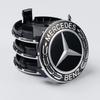 New 4 Pieces/Set Mercedes Benz AMG Wheel Center Hub Caps 75mm Diameter with Embossed Benz Emblem Tire Rim Covers for W203 W206 W220