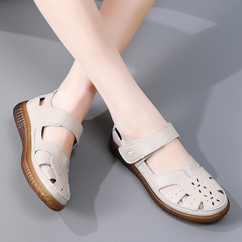 35-42 Dámské Letní Nadměrné Velikosti Prodyšné Módní Děrované Boty Ležérní Dámské Boty Sandály Zahradní Boty