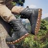 Men's Boots Outdoor Boots Lace-Up Motocross Boots Mountaineering Hiking Desert Waterproof Work Safety Shoes