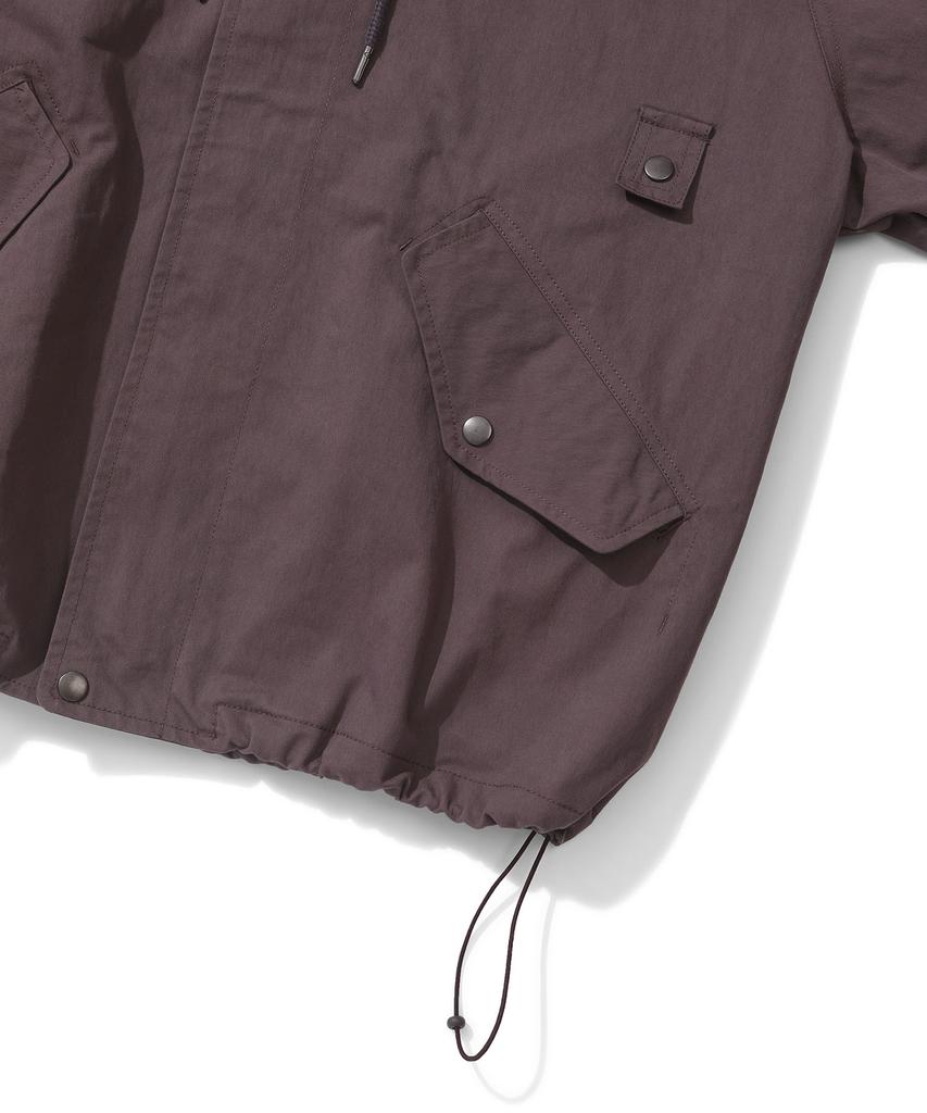 Cgp Vintage Hooded Field Jacket - Purple