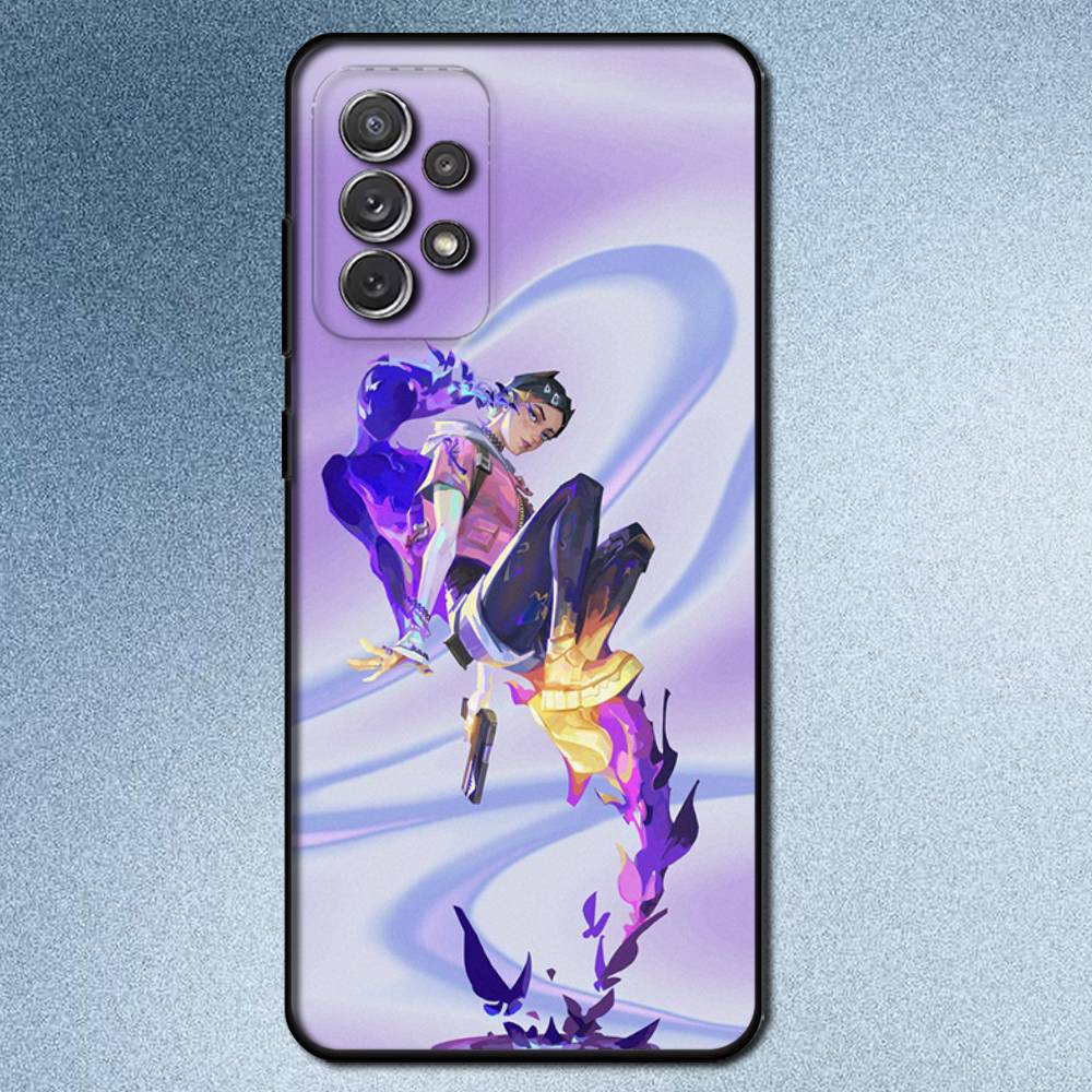 

Hot Valorant Game Phone Case For Samsung S25,S24,S21,S22,S23,S30,Ultra,S20,Plus,Fe,Lite,Note,10,9,5G Black Cover Samsung S23plus5G