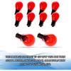 10 PCS 1156 Car Halogen Brake Light, P21W 1141 S25 High Brightness Light Red
