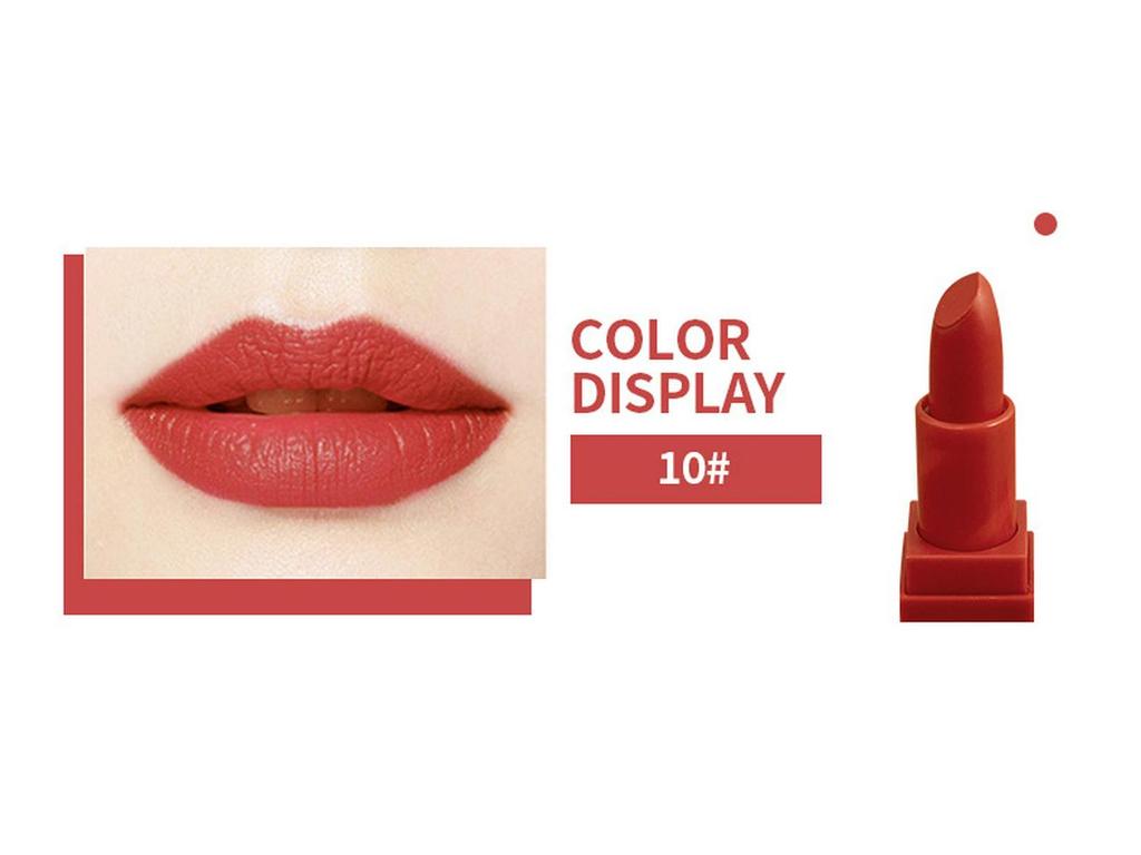 Exclusive Cross-Border Matte Lipstick - Non-Stick, Moisturizing, Full Size