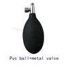 Manual Sphygmomanometer Latex/Pvc ball air inflatable bulb with metal valve use for blood pressure cuff.  5 pcs