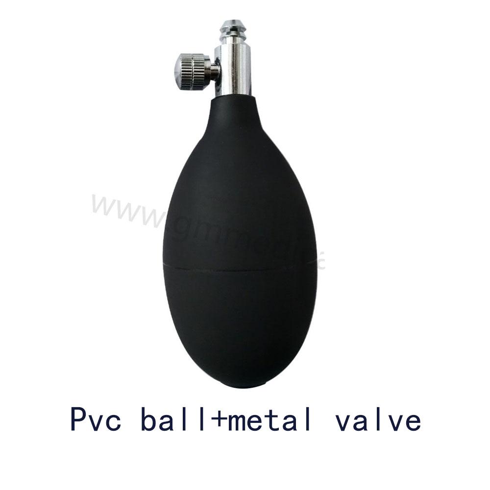 Manual Sphygmomanometer Latex/Pvc ball air inflatable bulb with metal valve use for blood pressure cuff. 5 pcs