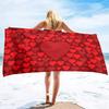 Valentine's Day Large Beach Towel for Adults and Lightweight Pool Towels Quick Dry Beach Towel Water Absorbent Towels for Travel