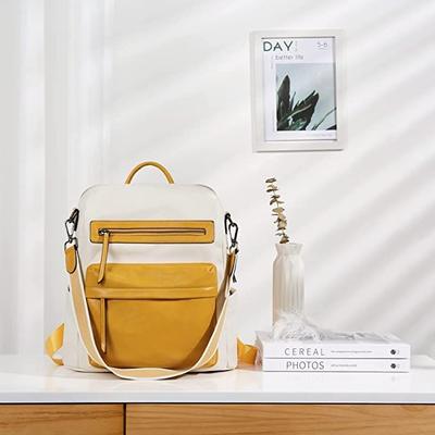 Premium Leather Convertible Backpack Handbag Sling Bags for Women