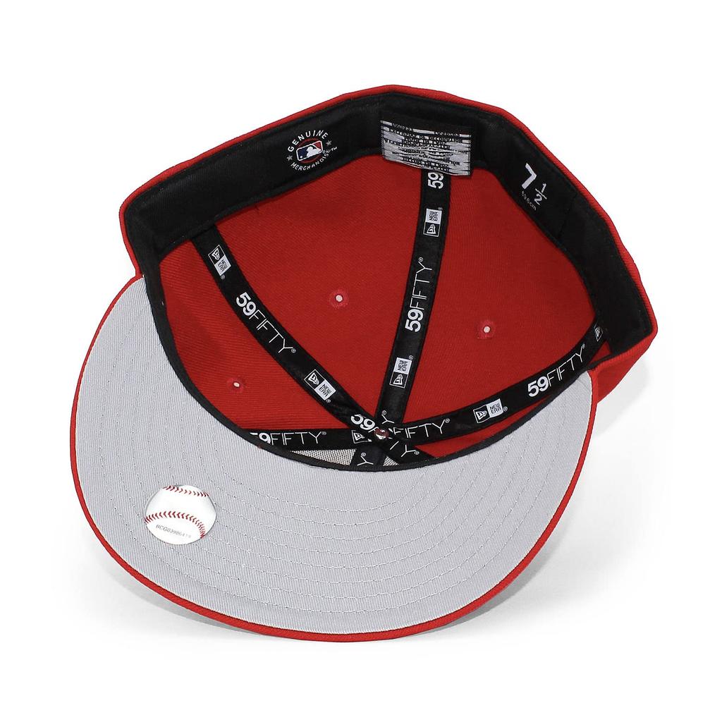 New Era 59FIFTY Boston Red Sox MLB Fitted Size 8 5950 Team-Basic Cap, Red, (Approx. 63.5cm), (Used)