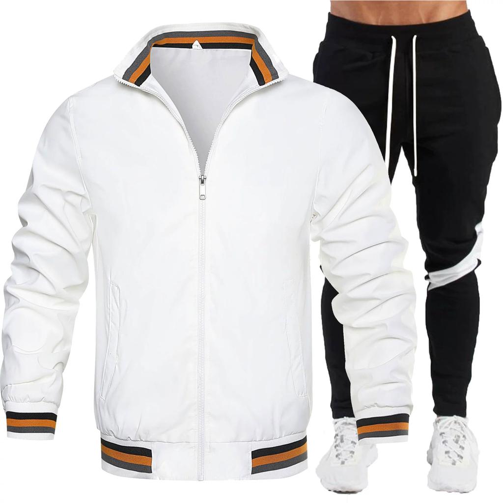 Spring Two-piece Jacket Suit Casual Jacket Bomber Jacket High-quality Jacket Suit