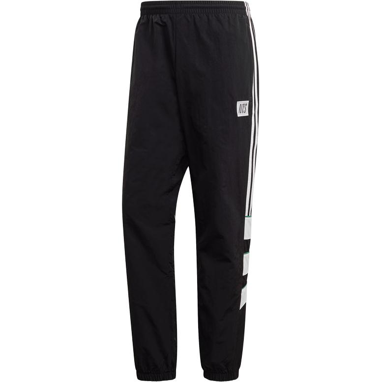 

Adidas Originals NTSBLNT96 Comfortable Moisture-Wicking Striped Nine-Point Knit Sports Pants Unisex Pants Black FK1894 L