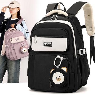 Schoolbag for Girls Primary School Students Ultra Lightweight  Large Capacity  Backpack for Junior High School Students