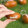 Fashionable Basketball Keychains Sturdy PU Sponge Pendant Keyrings Accessory for Sports Fans and School Clubs Daily Use
