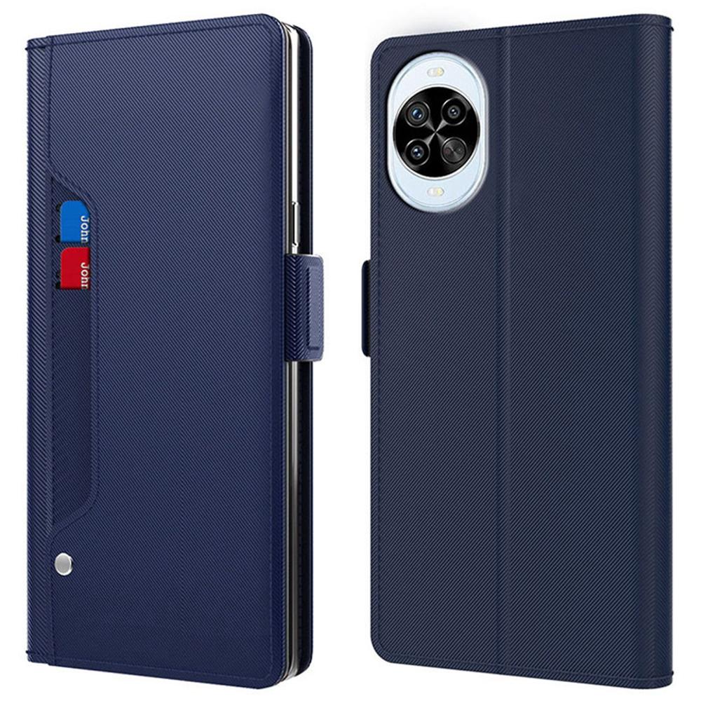 Für Huawei nova 14 Pro 5G Hülle Ständer PU Leder Handyhülle Kartenhalter Spiegel