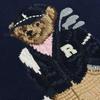 Little Bear Autumn/Winter Men's Pure Cotton Embroidered Round Neck Sweater