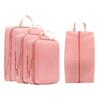 Four-Piece Travel Compression Bag Set for Clothes, Underwear, Toiletries, and Cosmetics