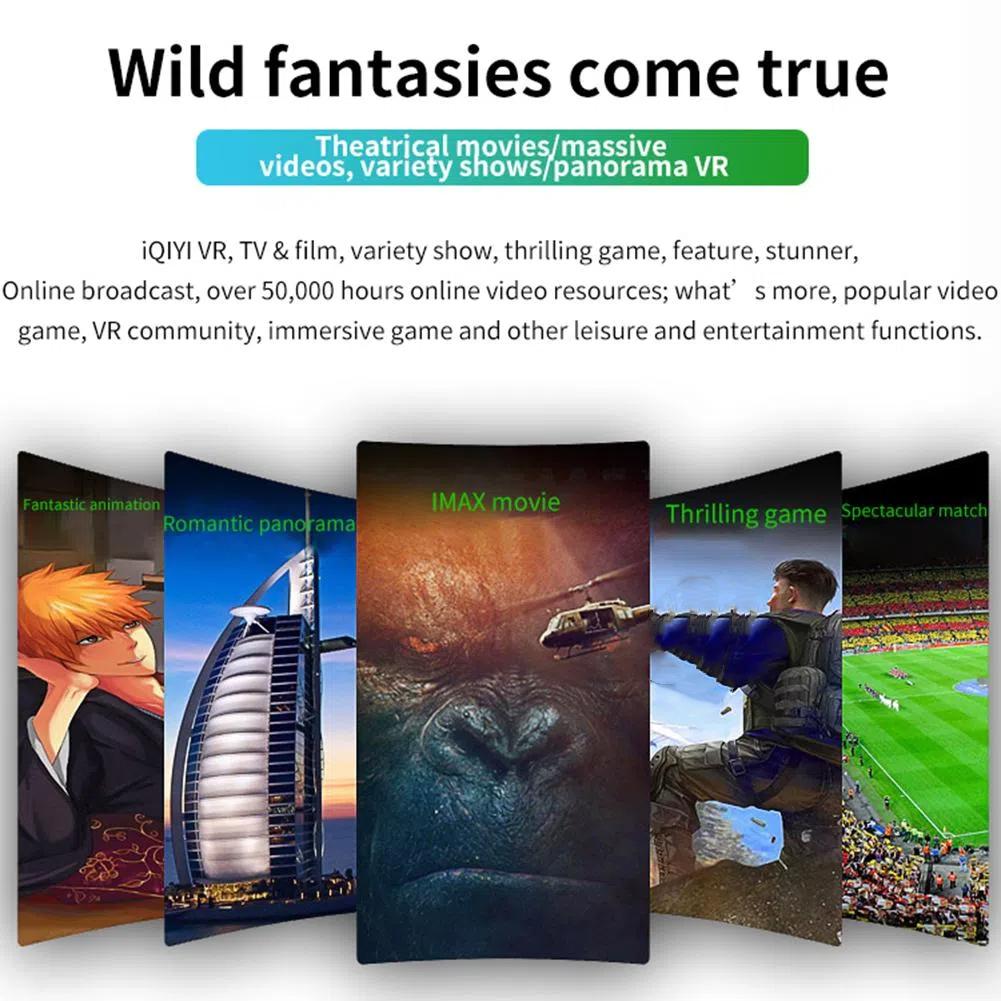 VR Glasses, Mobile Phone, Virtual Reality Headset, Bluetooth Headset Version, 3D Glasses