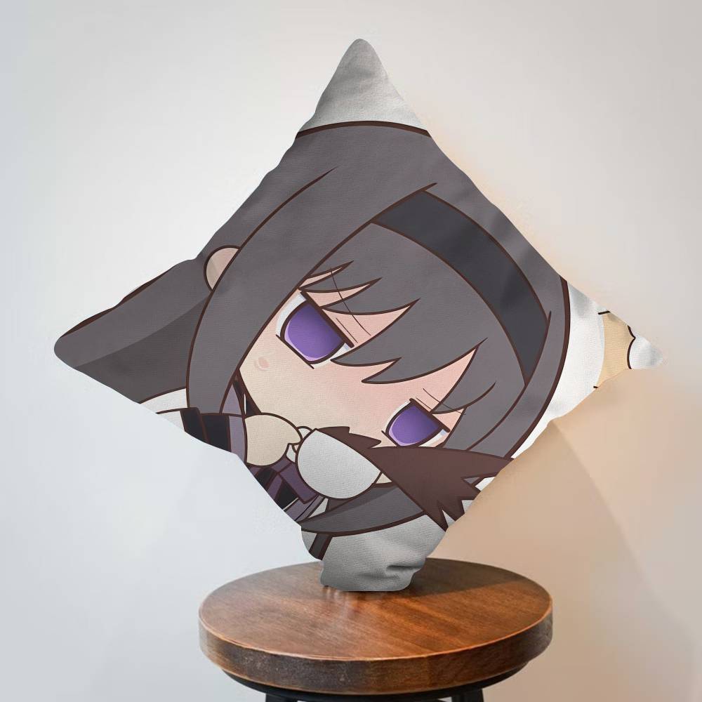 Cartoon Figure Akemi Homura Cushion Cover Decorative Pillow Sofa Home Decor case pillow cases