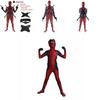 Stupendo Costume Integrale Deadpool in Lycra Spandex con Tessuto Traspirante