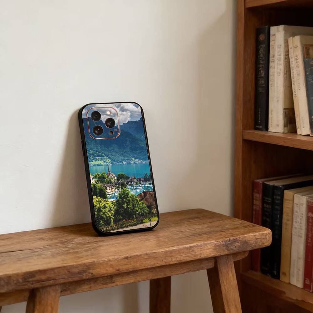 Magnificent Swiss Landscapes Phone Case For iPhone17,16,15,14,13,12,11 Plus,Pro Magnetic For Magsafe Wireless Charging