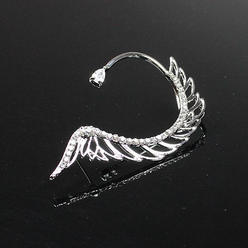 Kakonia orecchini clip donna, Oro orecchini con clip Ipoallergenico oorecchino senza buco donna grandi, eleganti fiore clip-per Orecchino, Leggero finti pendenti fake piercing - Fleur