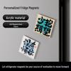 Xiaohongshu Calligraphy 3D Acrylic Refrigerator Magnet - Creative Home Decoration Gift