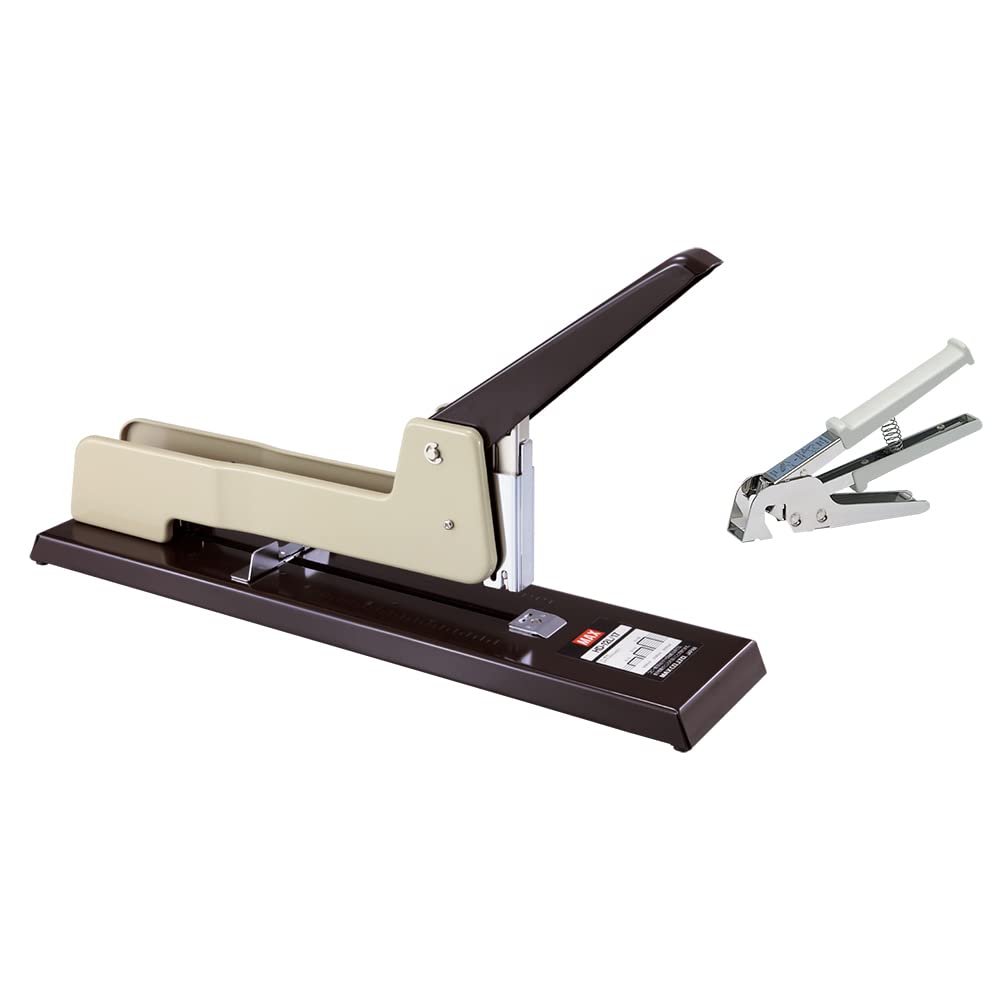

Max HD-12LR/17 Large Stapler, 12 Needle Use, 30 to 160 Sheets Bound