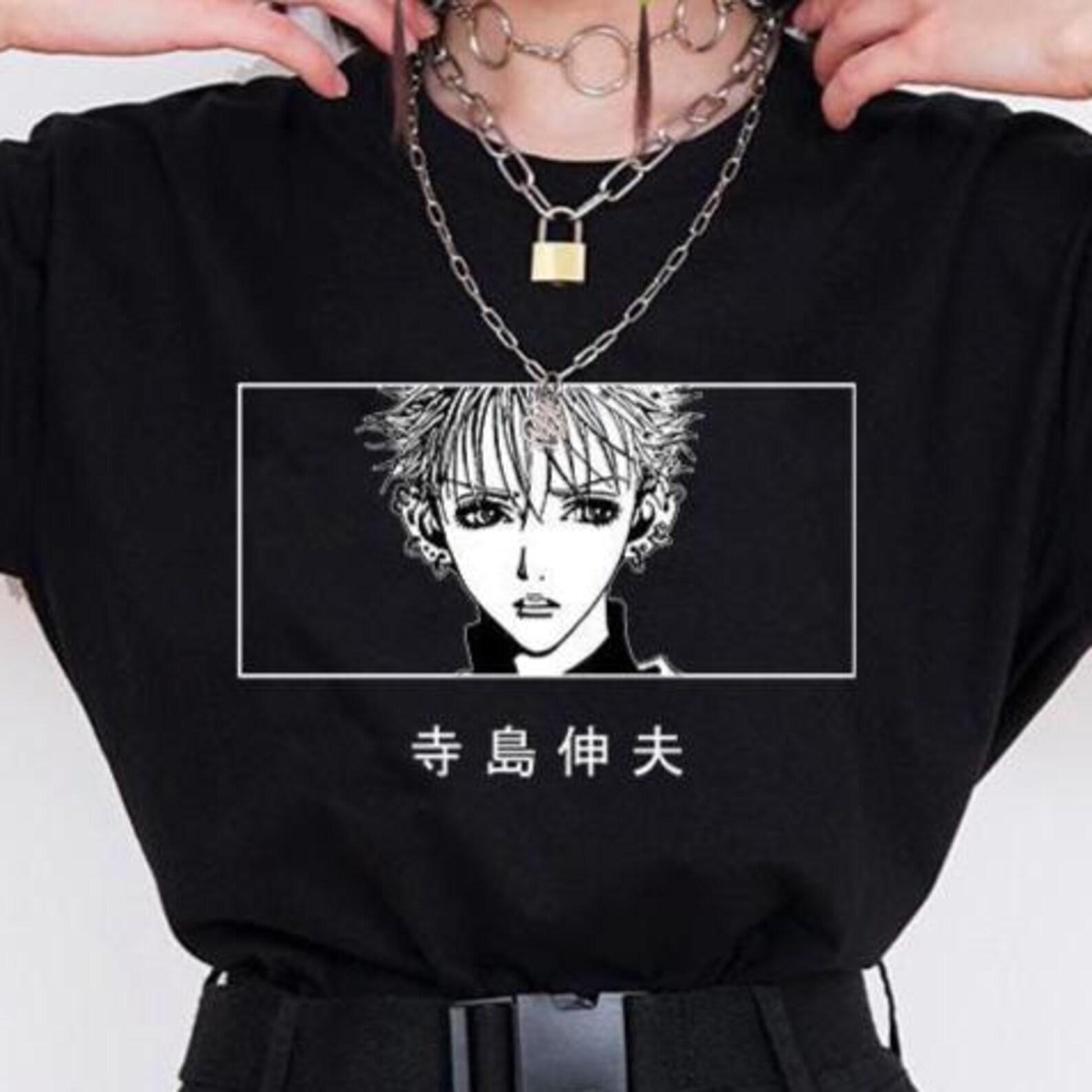 Shinichi Okazaki Nana Anime Shirt – Black Stones Band Tee,Nana Tshirt 4XL