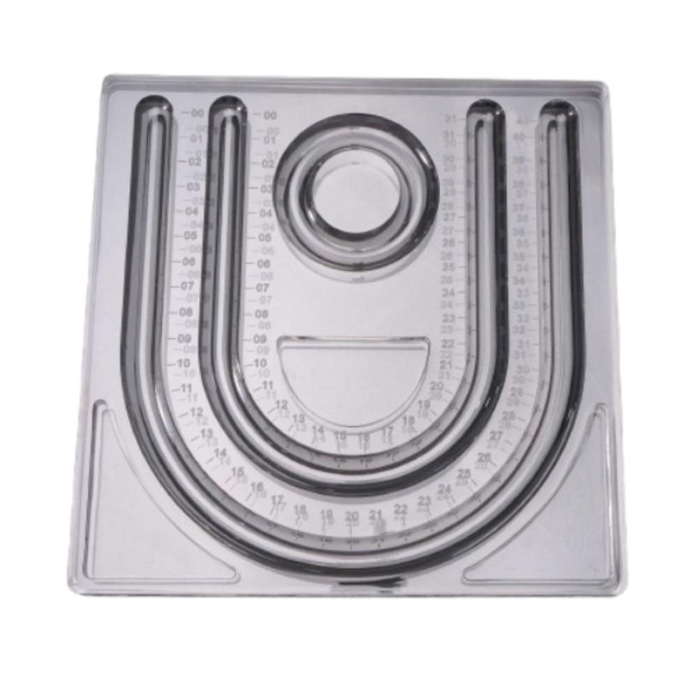 Acrylic Bracelet Beading Board Multiple Grooves Bracelet Display Stand  Jewelry Organizer