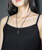 Helene Paris Leather Bold Cross Necklace