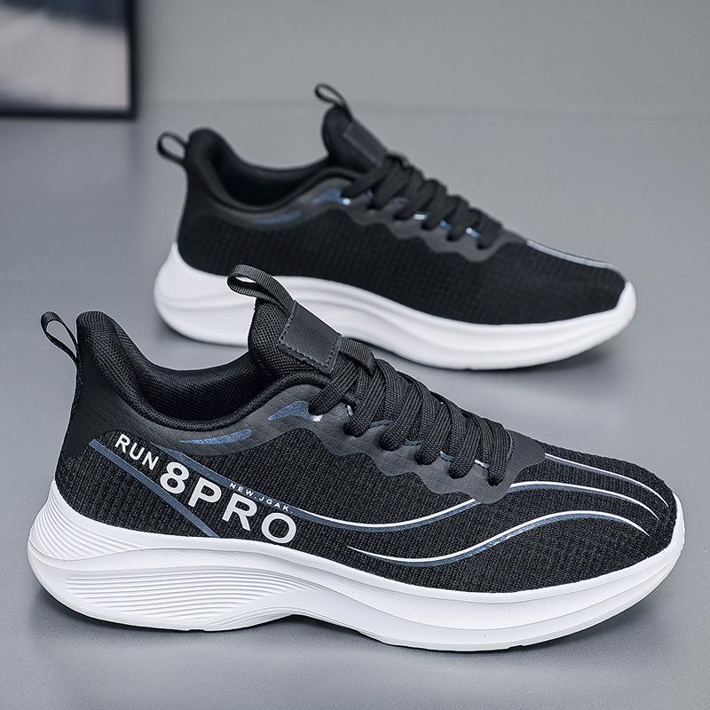 Plus Size Summer New Men's Shoes Mesh Casual Sneakers for Men Breathable, Lightweight Soft Soles Comfortable Student Running Shoes for Men