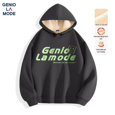 GENIOLAMODE Men's Heavyweight Fleece Lined Hoodie