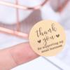 500Pcs/Roll Handmade Thank You Stickers Paper Label  Round Stationery Decor