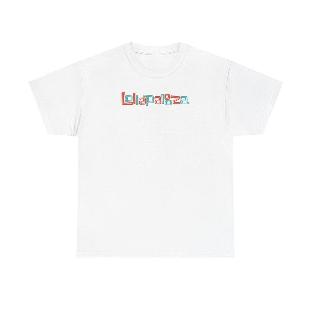 Music Festival Tshirt Tops Tee, Lollapalooza T-Shirt, Unisex Cotton Shirt, Concert Apparel,